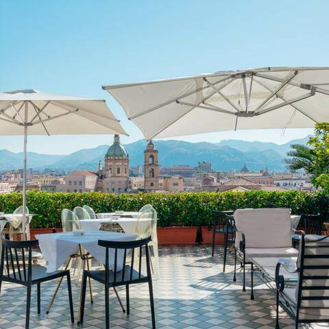 Seven Restaurant Rooftop Garden Palermo
